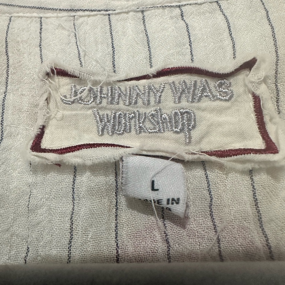 Johnny Was Multicolor Embroidered Button Down Shirt - Picture 4 of 7